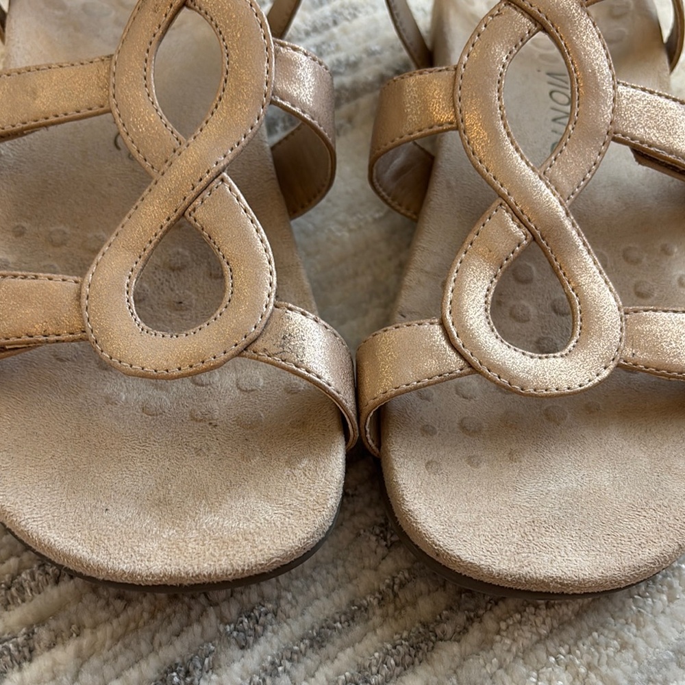 Vionic Women's Sandals in Metallic Tan - Picture 2 of 5